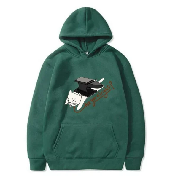 Wilbur Soot Merch Are You Alright？Green Hoodie