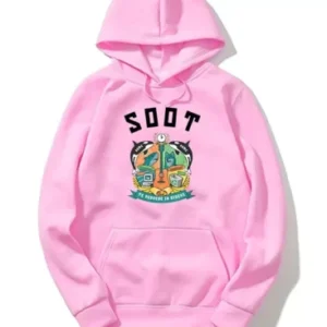 Wilbur Soot College Pink Hoodie